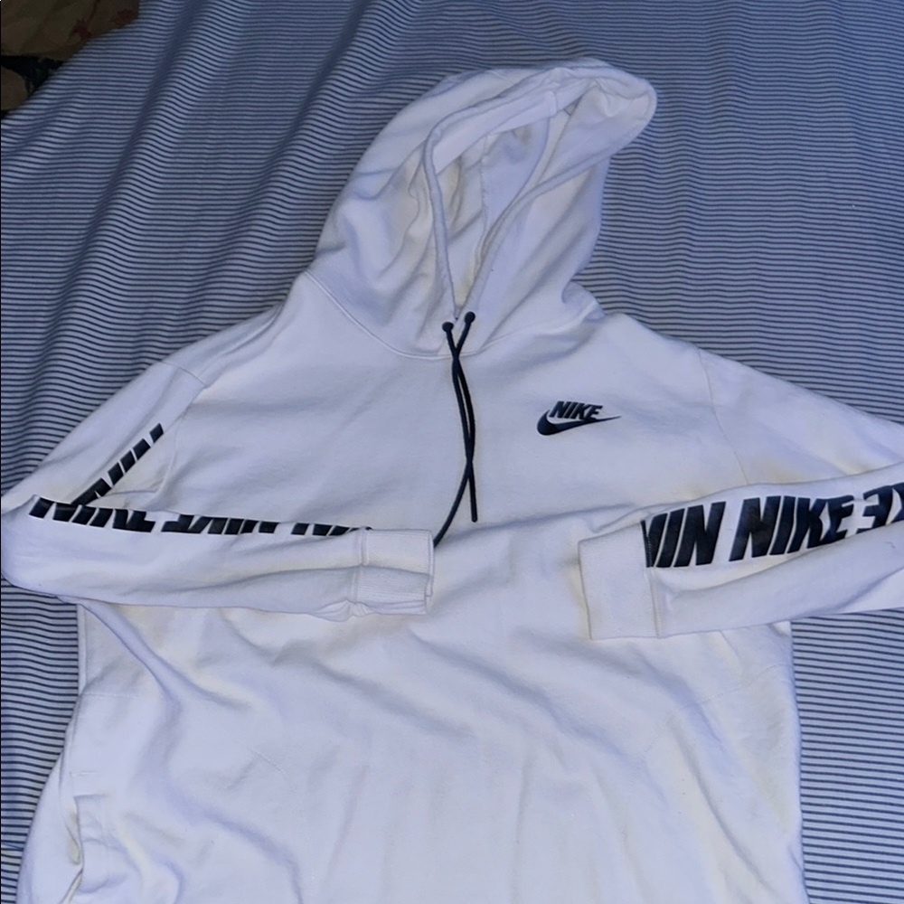 Nike White Pullover with Black Accents